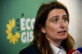 Marine Tondelier Press Conference - Paris