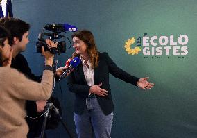 Marine Tondelier Press Conference - Paris