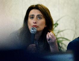 Marine Tondelier Press Conference - Paris