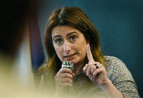 Marine Tondelier Press Conference - Paris