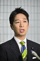 Japan Innovation Party co-leader Fujita