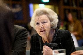 Princess Beatrix At the Work Symposium Connected in Freedom - Utrecht