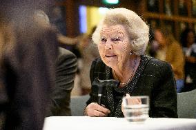Princess Beatrix At the Work Symposium Connected in Freedom - Utrecht