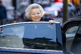 Princess Beatrix At the Work Symposium Connected in Freedom - Utrecht