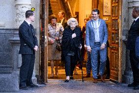 Princess Beatrix At the Work Symposium Connected in Freedom - Utrecht