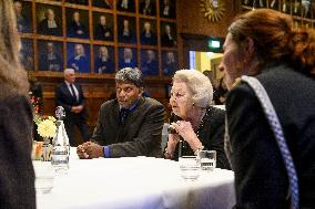 Princess Beatrix At the Work Symposium Connected in Freedom - Utrecht