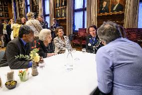 Princess Beatrix At the Work Symposium Connected in Freedom - Utrecht
