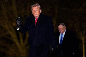 Donald Trump Returns to White House