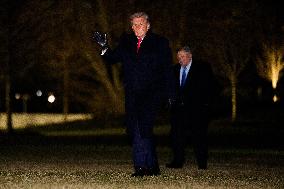 Donald Trump Returns to White House