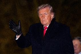 Donald Trump Returns to White House