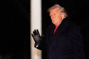 Donald Trump Returns to White House