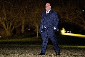 Donald Trump Returns to White House