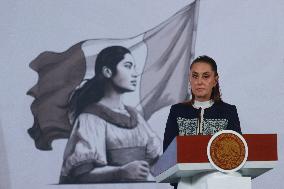 Mexico’s President Claudia Sheinbaum News Conference - Mexico City