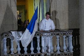 San Sebastian Flag Hoisting Launches 100th Tamborrada - Spain