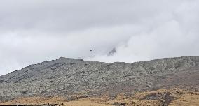 Helicopter carrying 3 goes missing near Japan's Mt. Aso summit