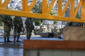 Hebron Curfew - West Bank