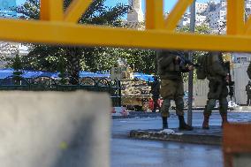 Hebron Curfew - West Bank