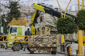 Hebron Curfew - West Bank