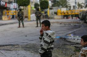 Hebron Curfew - West Bank