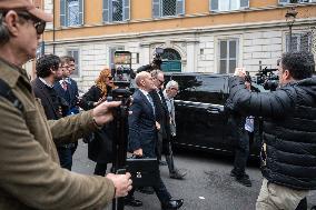 Gerard Depardieu Reconciles With Rino Barillari - Rome