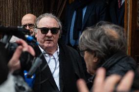 Gerard Depardieu Reconciles With Rino Barillari - Rome