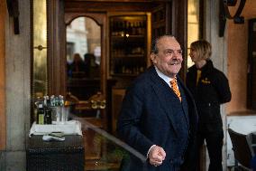 Gerard Depardieu Reconciles With Rino Barillari - Rome