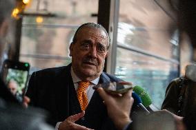 Gerard Depardieu Reconciles With Rino Barillari - Rome