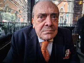 Gerard Depardieu Reconciles With Rino Barillari - Rome