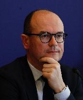 Sebastien Martin At Press Conference - Paris