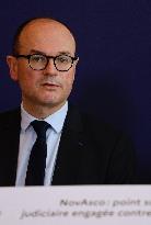 Sebastien Martin At Press Conference - Paris