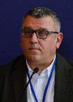 Sebastien Martin At Press Conference - Paris