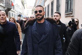 MFW - Ralph Lauren Fashion Show Guests Arrivals