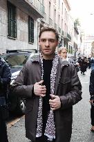 MFW - Ralph Lauren Fashion Show Guests Arrivals