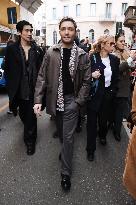 MFW - Ralph Lauren Fashion Show Guests Arrivals