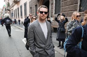 MFW - Ralph Lauren Fashion Show Guests Arrivals