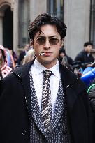 MFW - Ralph Lauren Fashion Show Guests Arrivals