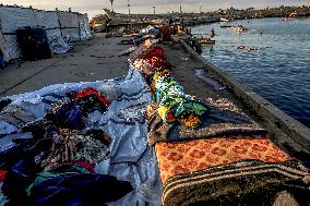 Gaza Port After Storm - Palestine