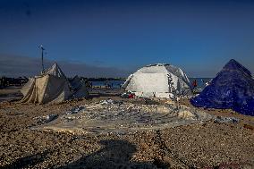 Gaza Port After Storm - Palestine