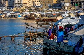 Gaza Port After Storm - Palestine