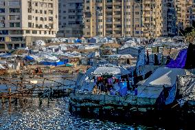 Gaza Port After Storm - Palestine