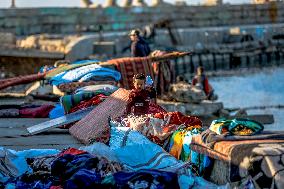 Gaza Port After Storm - Palestine