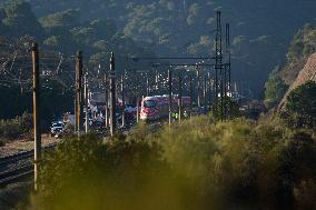 Rescue Efforts Continue After Tragedy In Adamuz - Spain