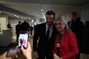 David Beckam at World Economic Forum Annual Meeting 2026 - Davos