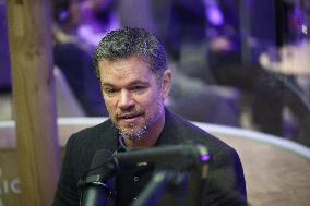 Matt Damon At World Economic Forum Annual Meeting - Davos
