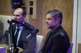 Matt Damon At World Economic Forum Annual Meeting - Davos