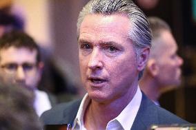 Gavin Newsom at World Economic Forum Annual Meeting - Davos
