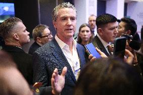 Gavin Newsom at World Economic Forum Annual Meeting - Davos