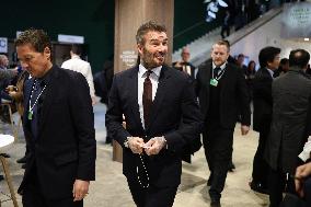 David Beckham At World Economic Forum Annual Meeting - Davos