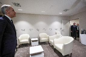 Macron And Carney At World Economic Forum Annual Meeting - Davos