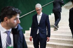 Tim Cook At World Economic Forum Annual Meeting - Davos